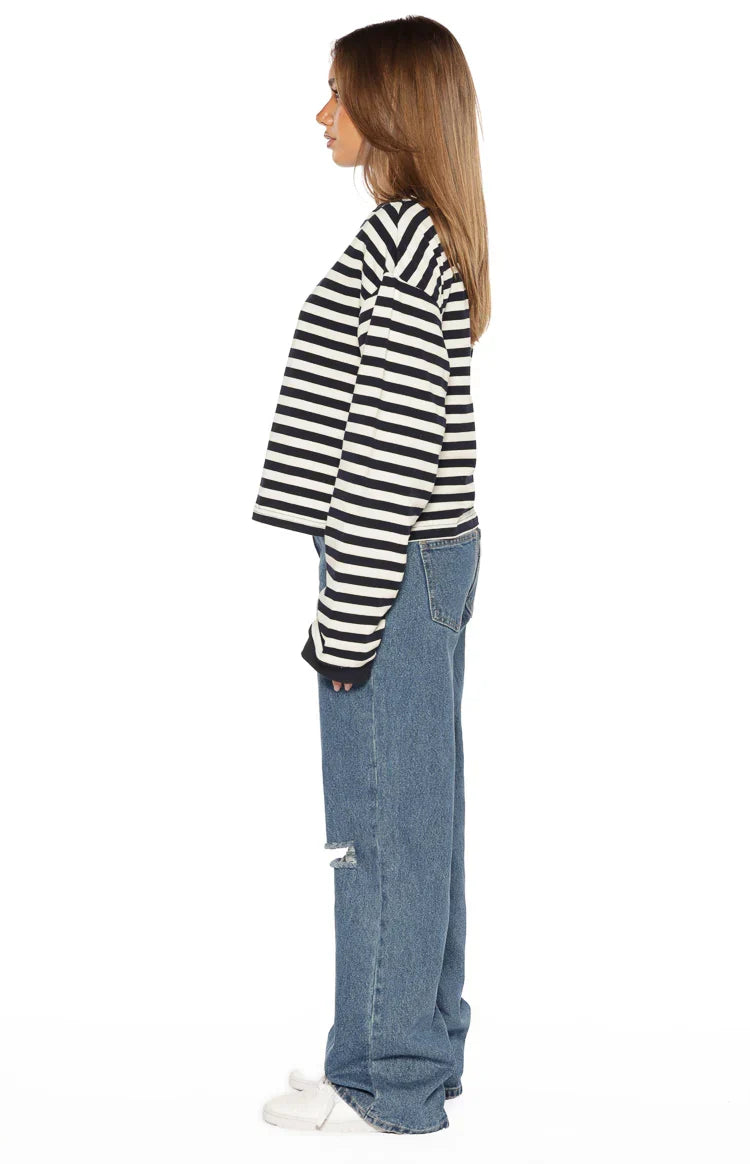 Roxie Mid Wash Ripped Jeans