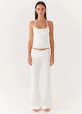 Shaniqua Pant White