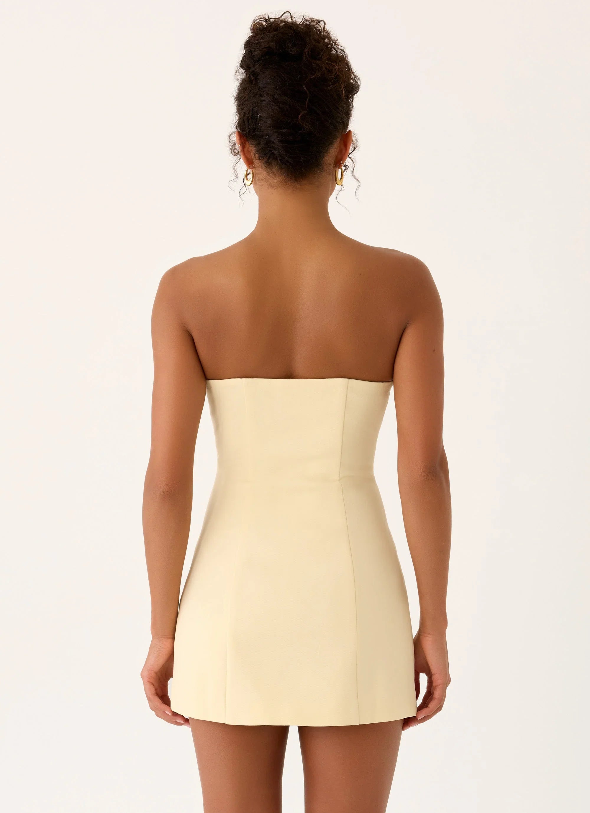 Luna Rosa Mini Dress Baby Yellow
