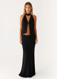 Canyon Halter Top Black