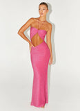 Lorenzo Maxi Dress Raspberry