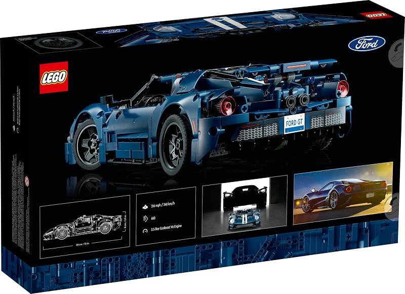 LEGO Technic 2022 Ford GT Building Set for Adults Collectible Kit W Authentic Features Ages 18 1