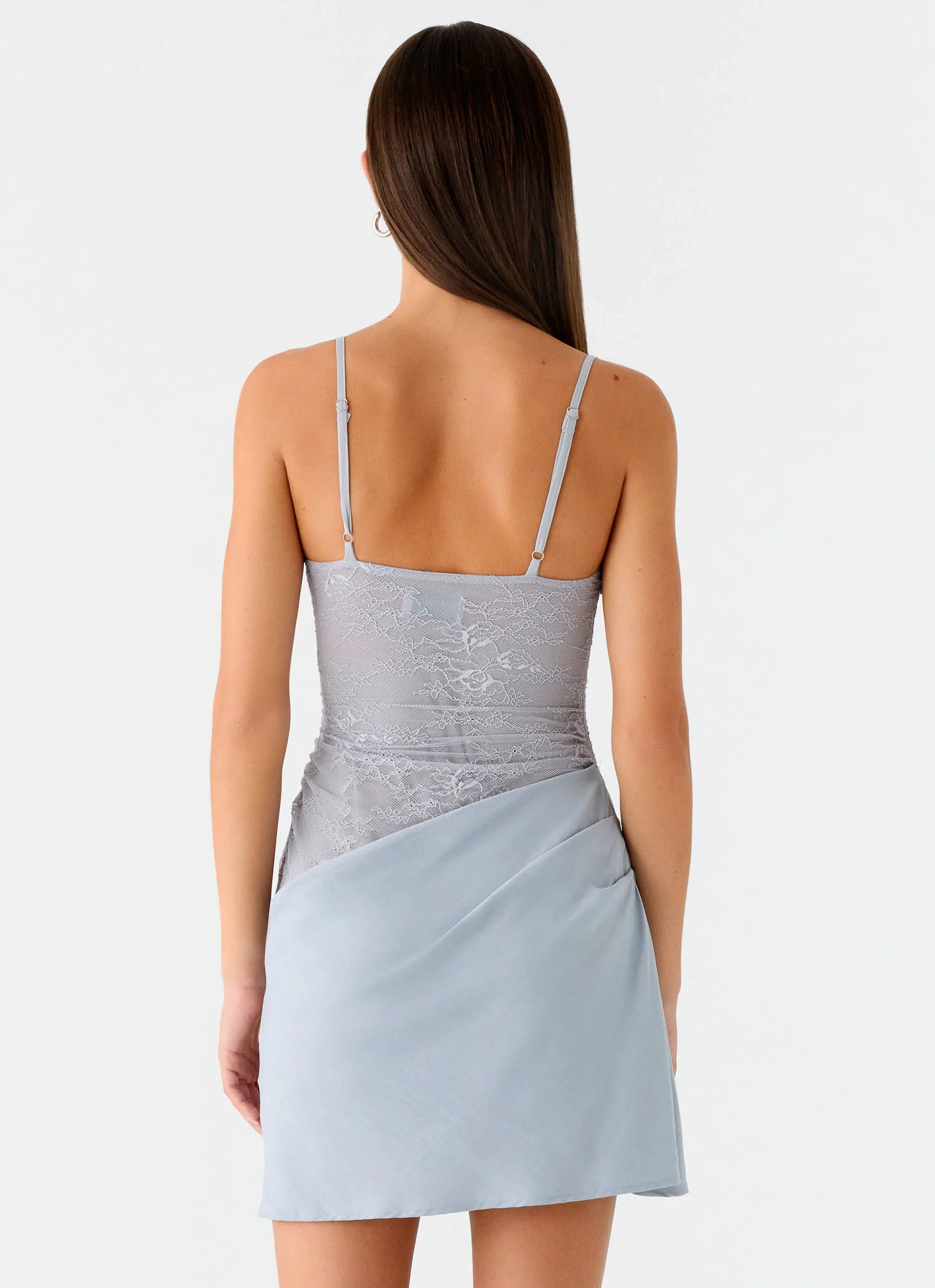 Romy Mini Dress Grey