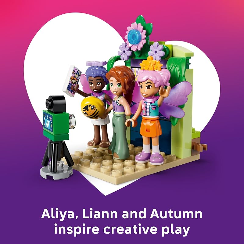 LEGO Friends Spinning Flower Fairy Teacup Ride 42702 Building Toy for Girls Boys Ages 7 Toy Playset W 3 Minidolls Functional Rides 321 pieces Gift for Birthdays