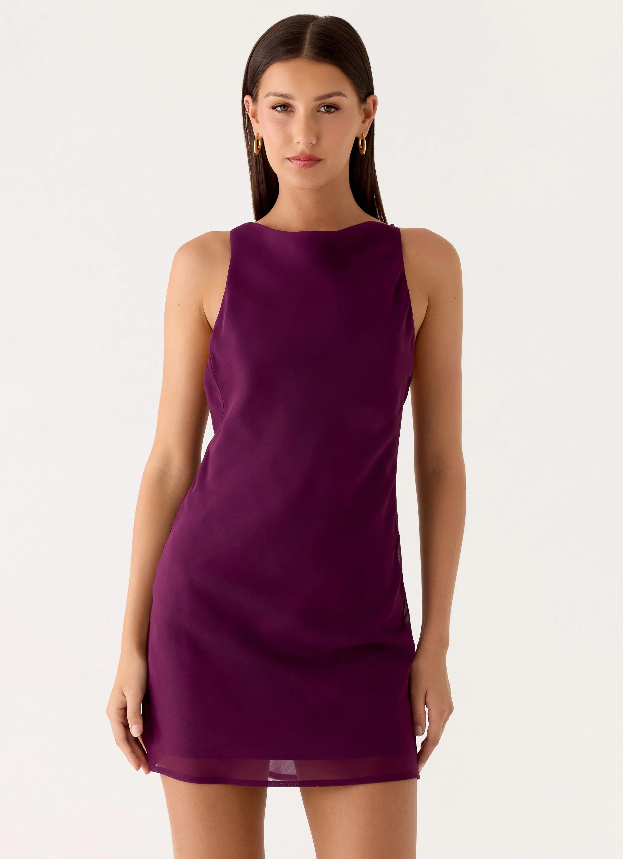 Sunkissed Siren Mini Dress Plum