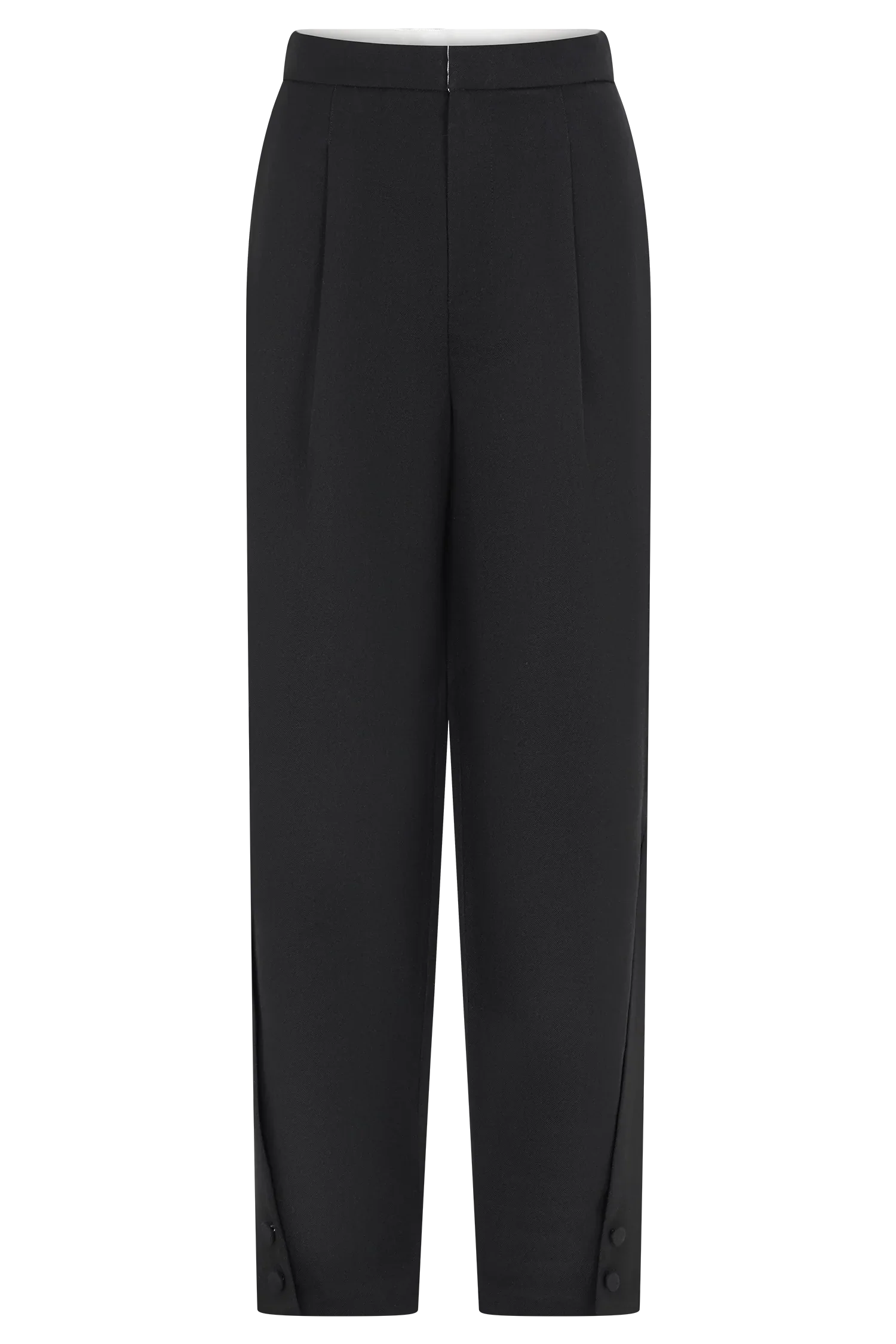 Olie Barrel Leg Suiting Pants Black