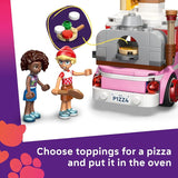 LEGO Friends Pizza Truck 42694 Building Toys for Girls Boys Ages 6 Toy Truck Playset W 2 Minidolls 190 pieces Gift for Birthdays