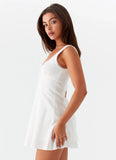 Rowena Mini Dress White