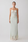 Nina Satin And Lace Camisole Sage