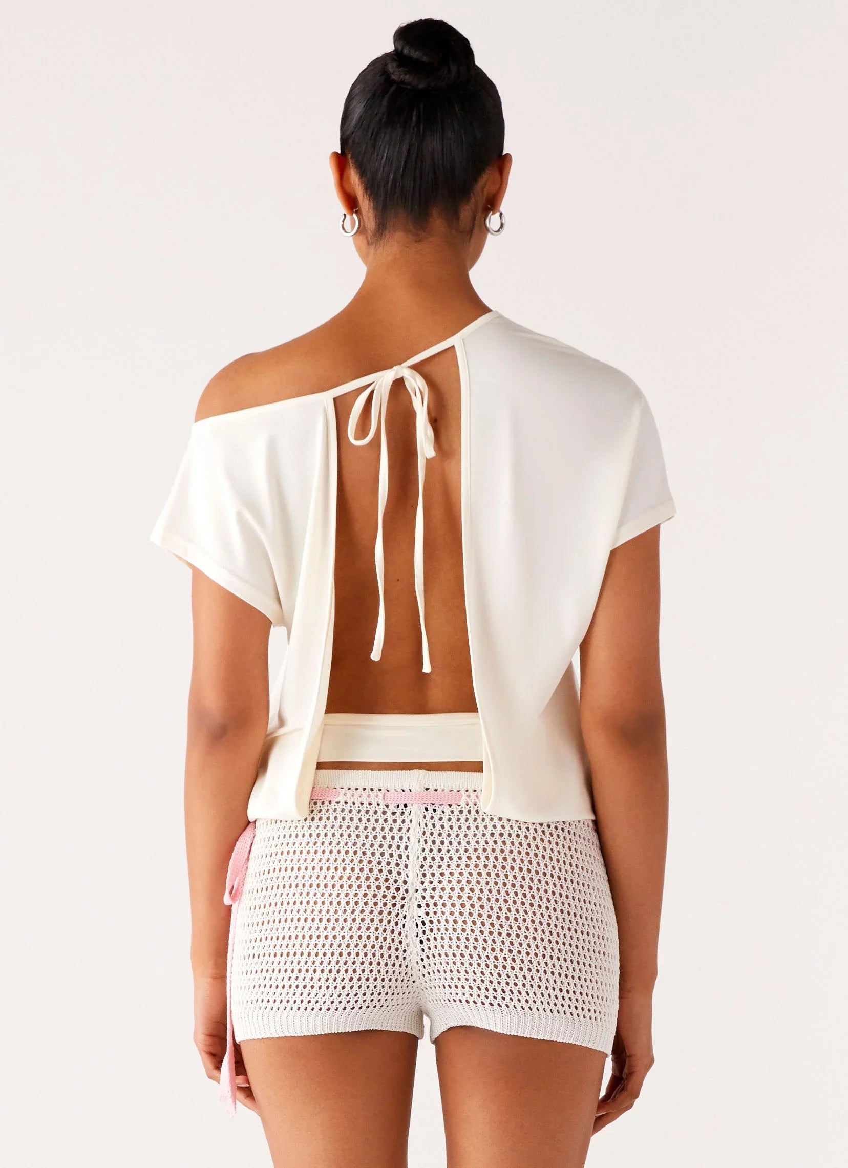 Raeni Off Shoulder Top Ivory