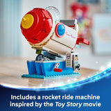 LEGO Disney and Pixar Toy Story Alien with Pizza Planet Rocket Ride Building Toy for Girls Boys Ages 9 Disney Gift Idea Kids Bedroom Decor 43307