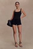 Blanca Stretch Crepe Shorts Black