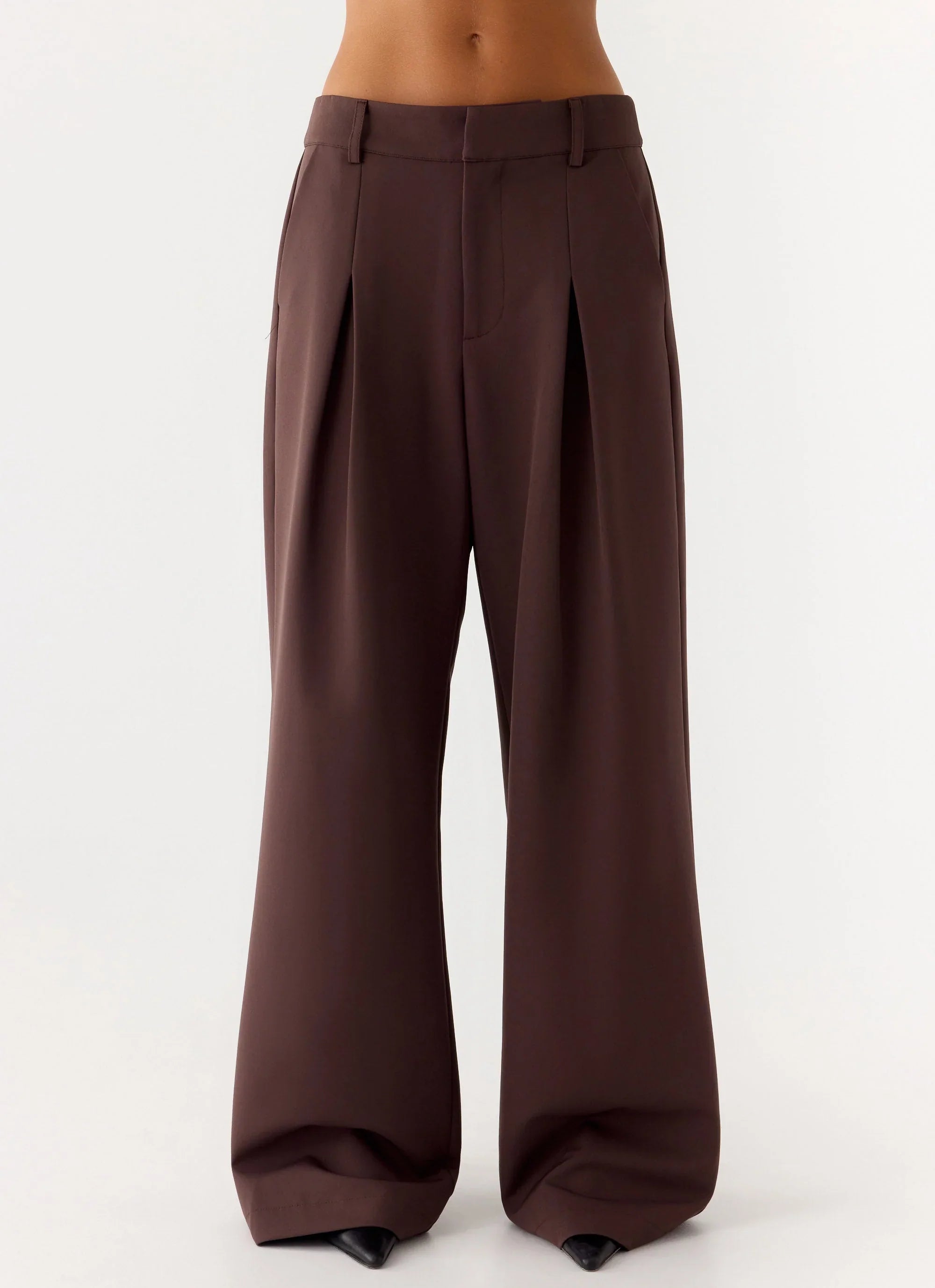 Sora Low Rise Pant Dark Chocolate
