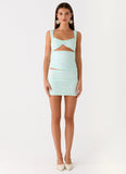 Lea Lace Top Blue