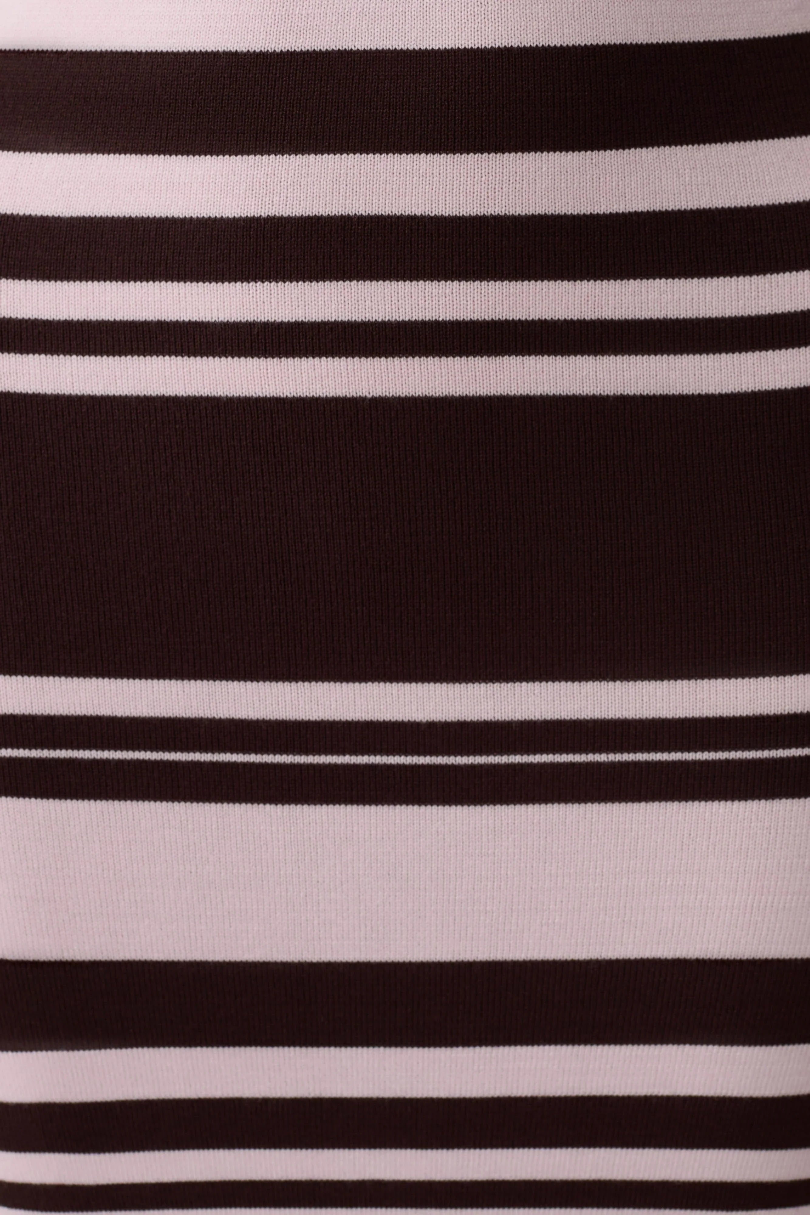 Brienne Stripe Midi Dress Pink Chocolate