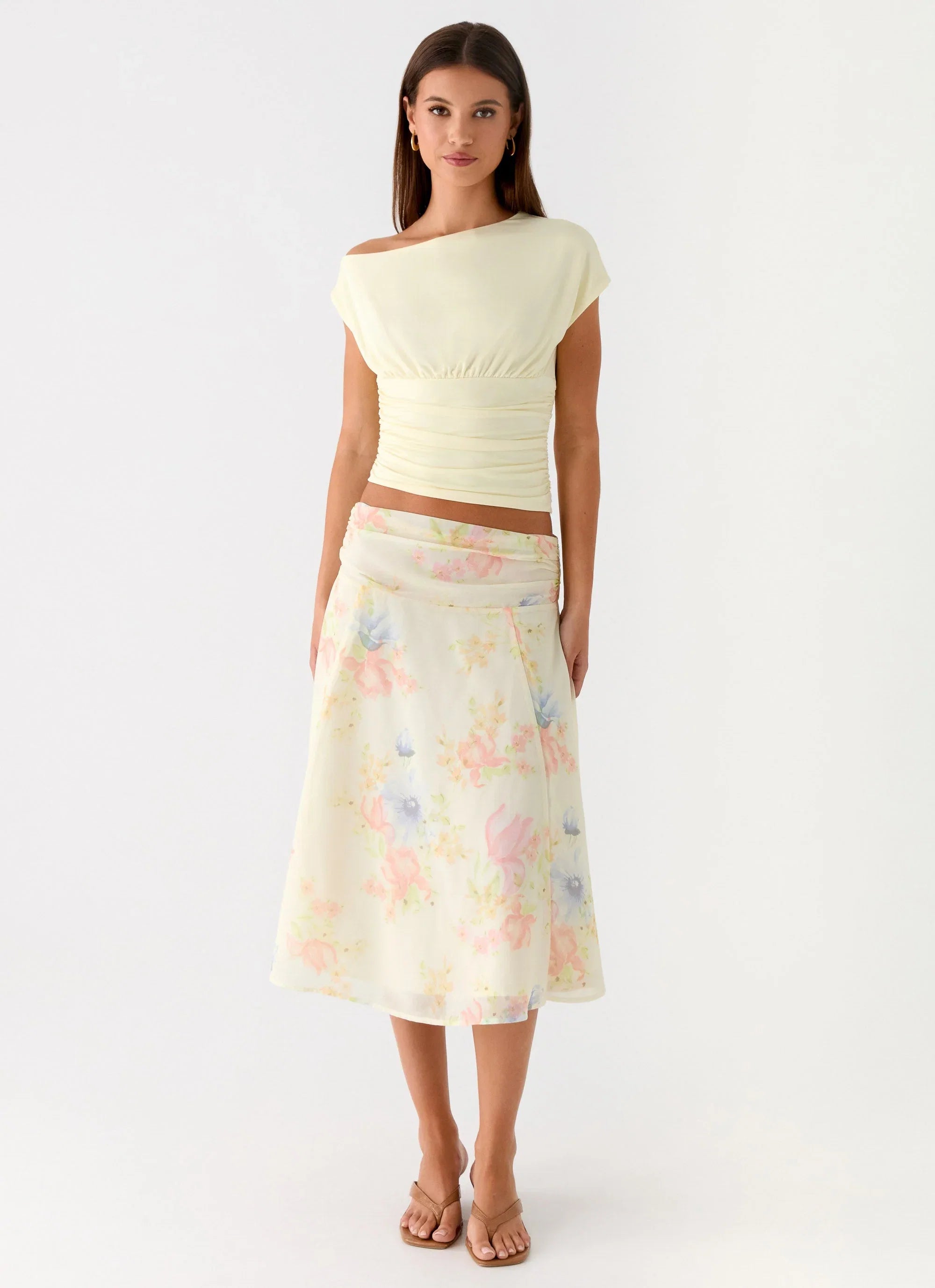 Valley Midi Skirt Spring Meadow