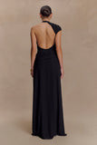 Analia Chiffon Maxi Dress Black