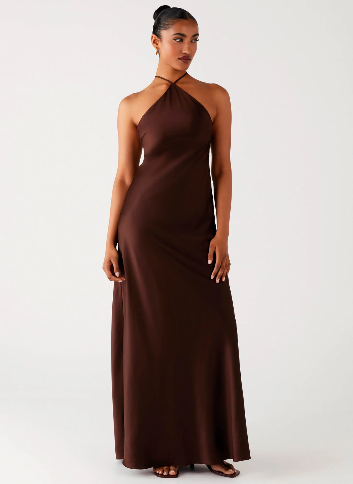 Tulama Maxi Dress Chocolate
