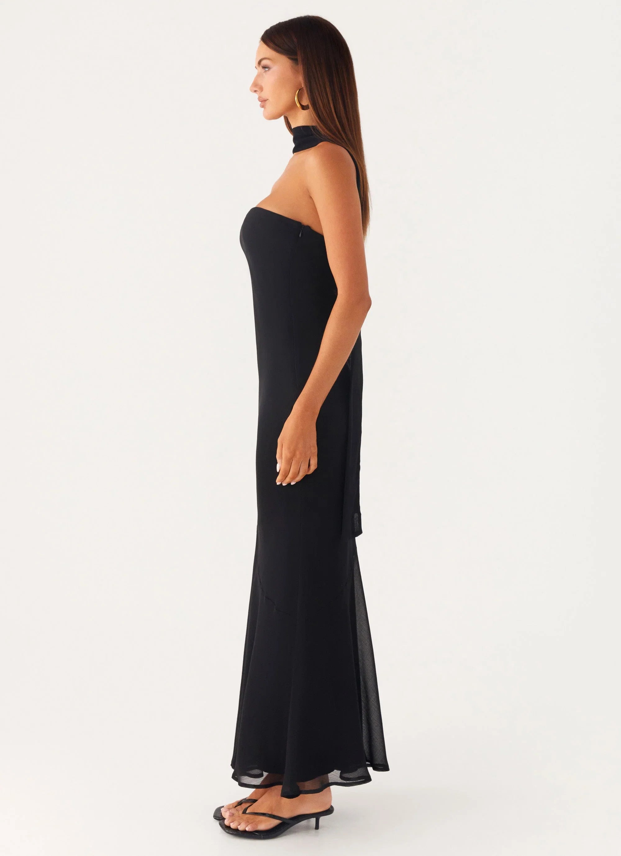 Under the Pagoda Maxi Dress Black