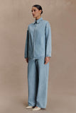Mannon Mid Rise Denim Jeans 80S Blue