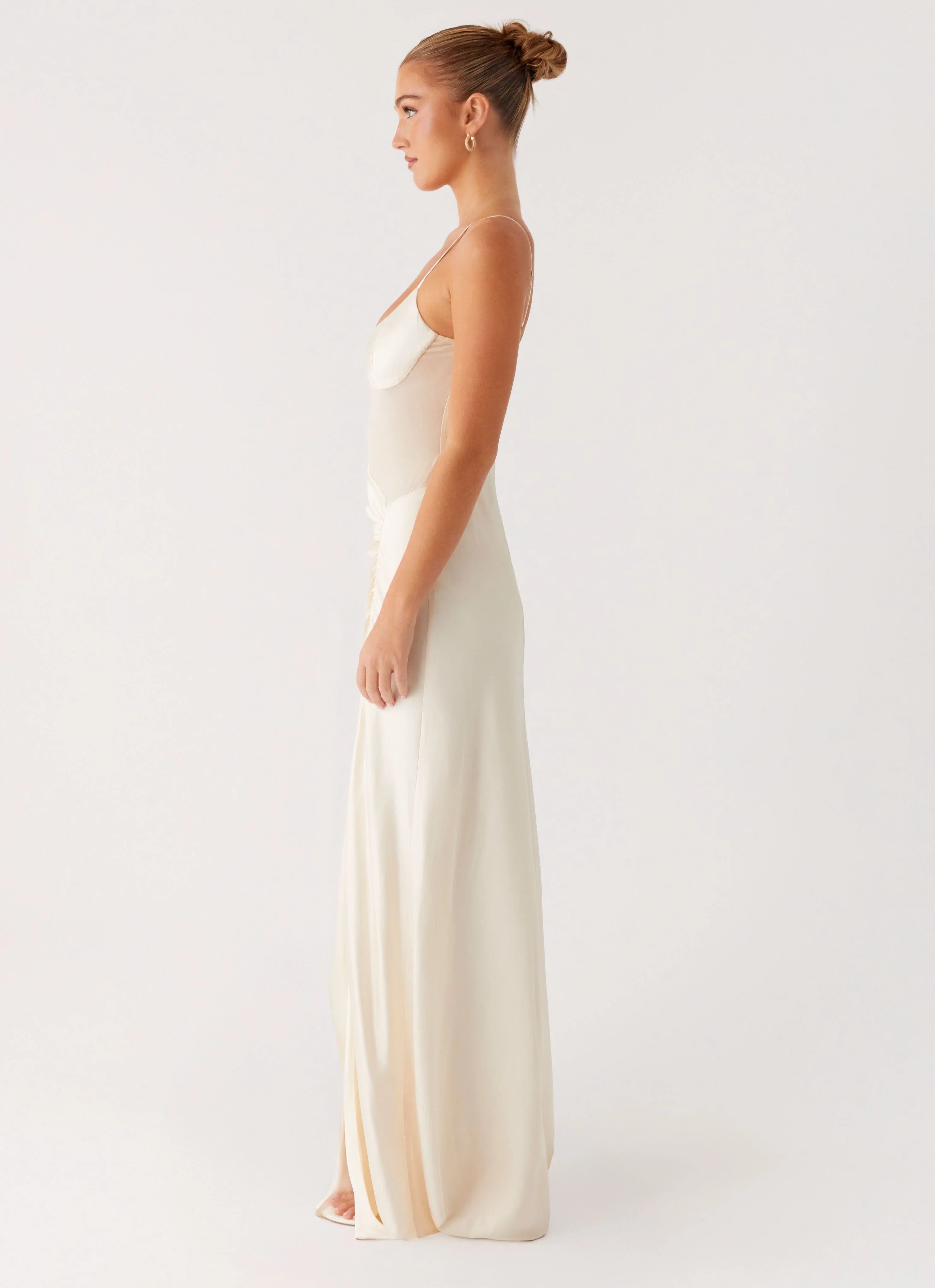 Rising Sun Maxi Dress Off White