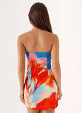 Yuha Strapless Mini Dress Twilight Petal
