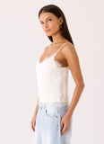 Ellora Cami Top Ivory