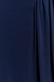 Vivica Slinky Gathered Maxi Skirt Midnight Navy