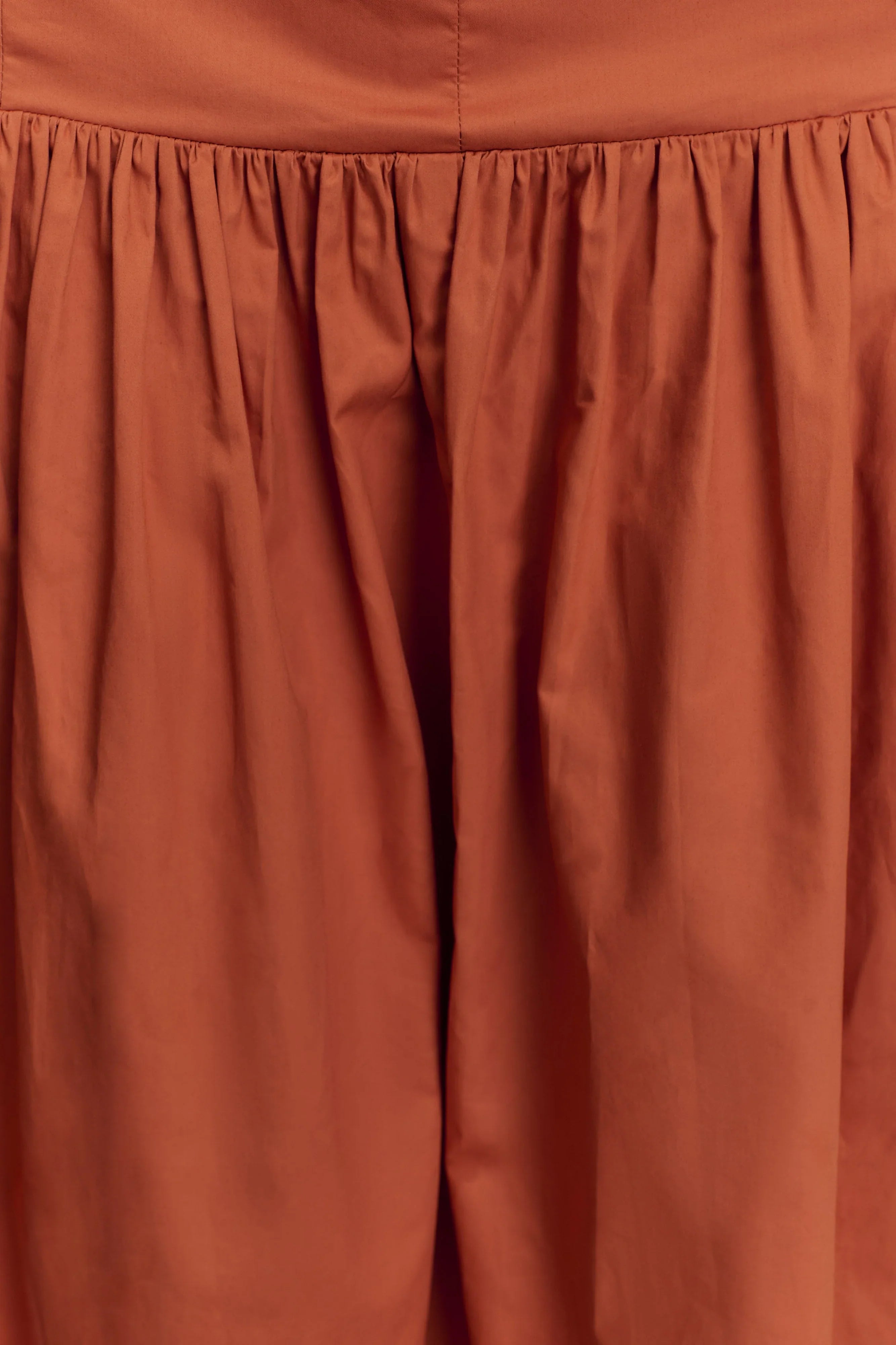 Autumn Maxi Skirt Burnt Orange