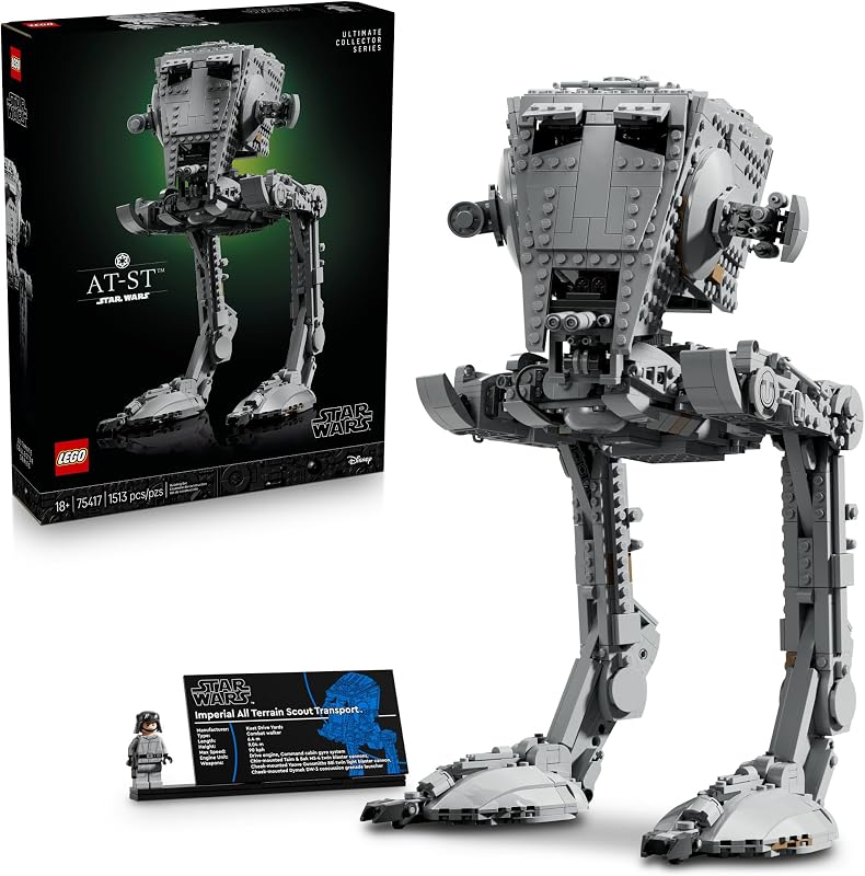 LEGO Star Wars at ST Walker Building Set Adult Building Blocks for Fans Ages 18 Imperial Forces Collectible Model Kit Star Wars Gift Idea for Men Women 75417