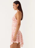 Khrysta Mini Dress Porcelain Rose