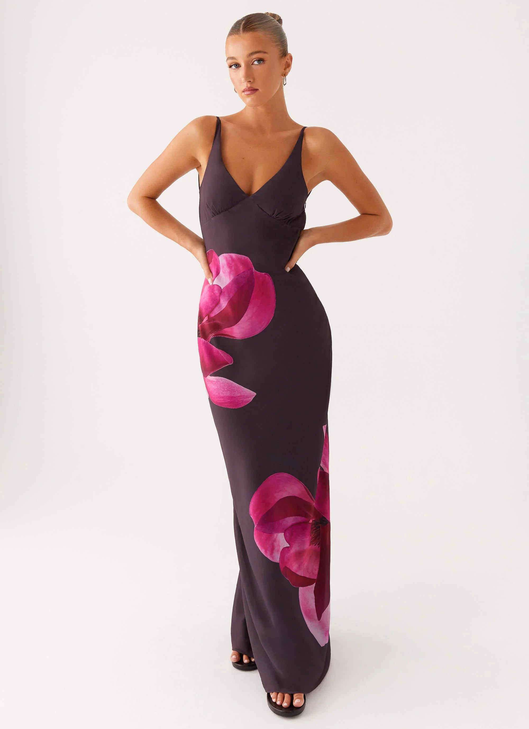Griselda Maxi Dress Dark Chocolate
