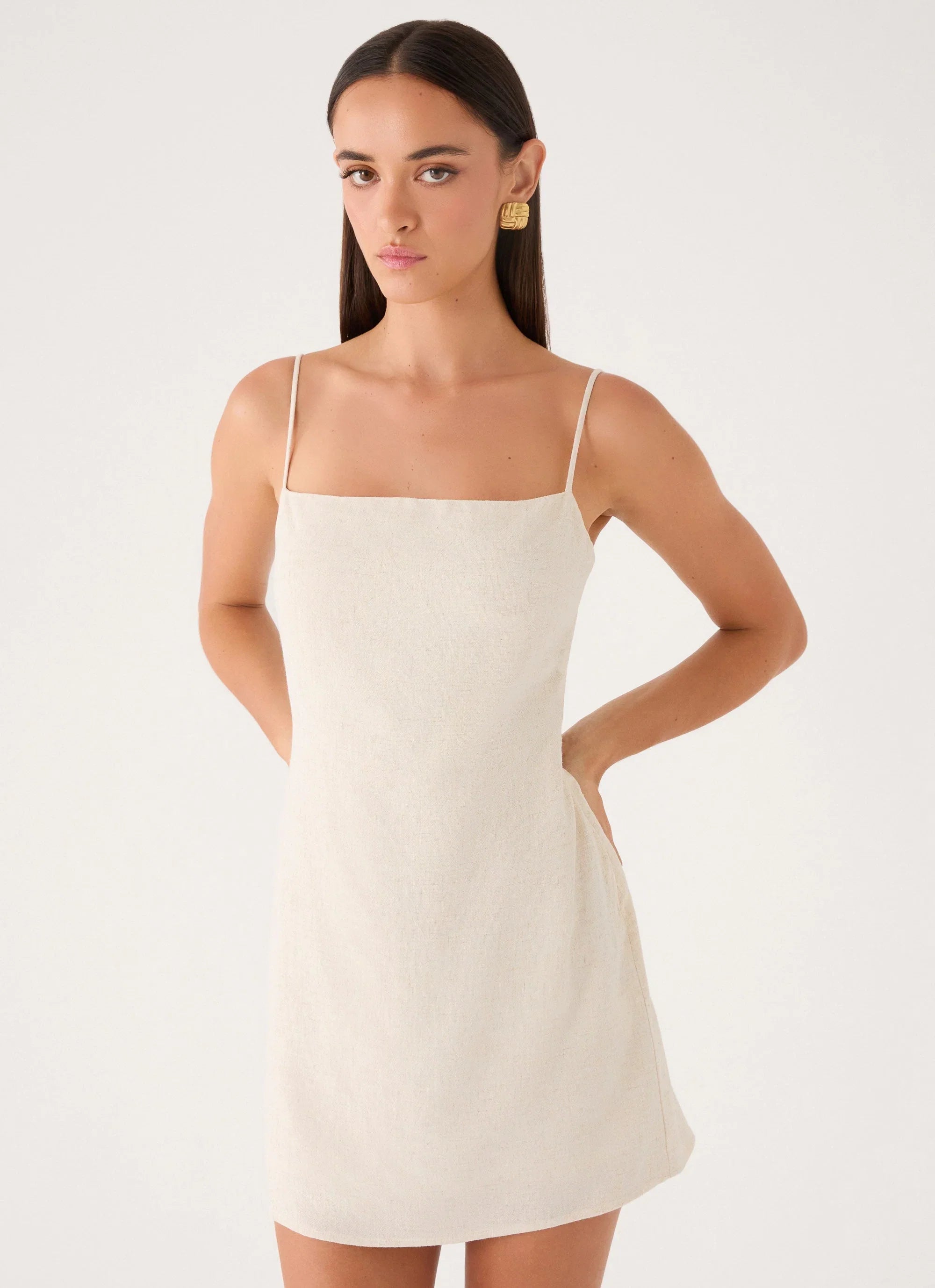 Bailee Mini Dress Oatmeal