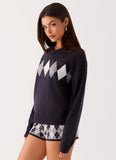 Context Knit Sweater Navy