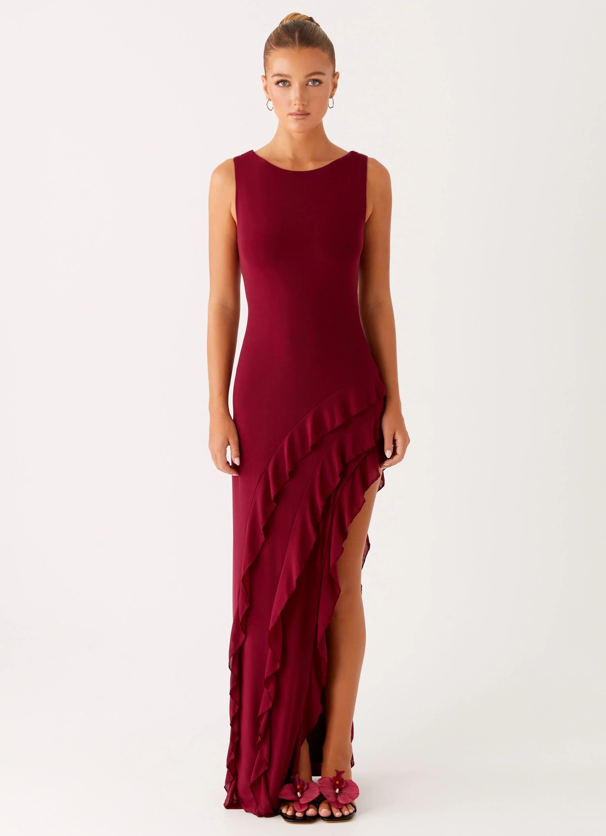 Hendrix Maxi Dress Raspberry Wine