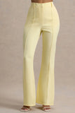 Jada Lemon Tailored Flared Leg Trousers