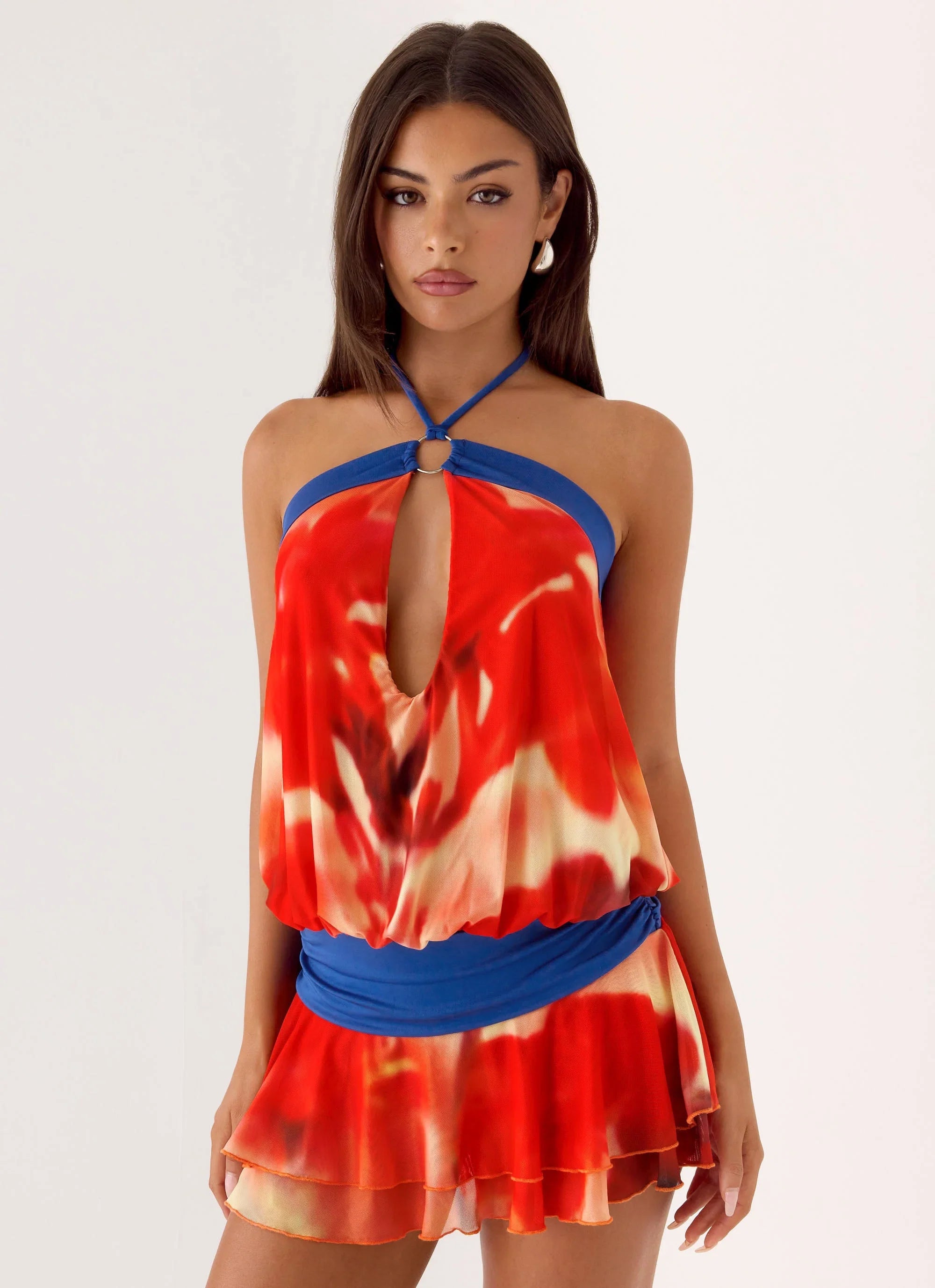 Telling You Mini Dress Sunburnt Petal