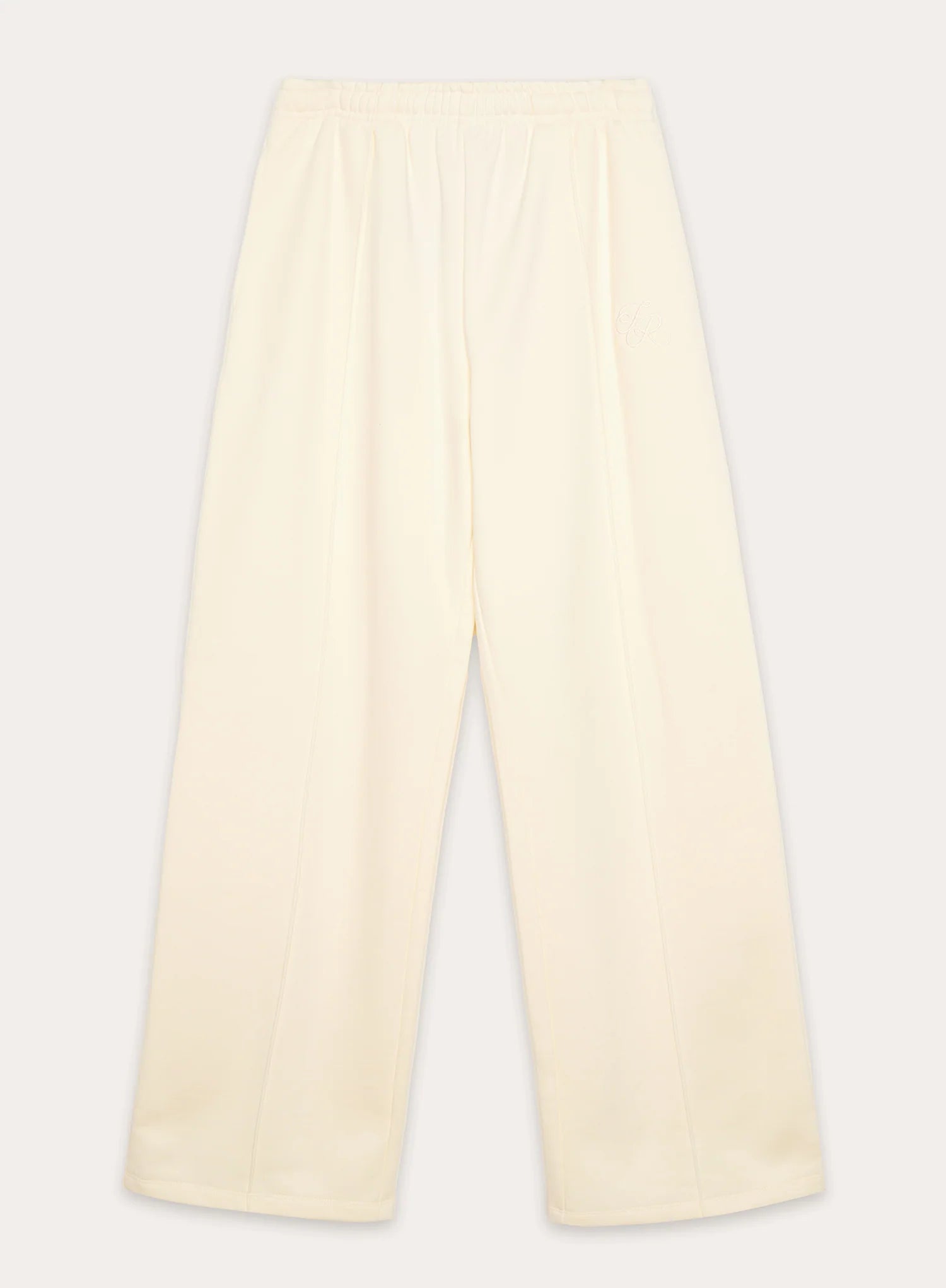 Ecru 4th Wide Leg Branded Heavyweight Joggers