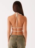 Bennie Halter Top Ivory