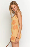 Sunie Yellow Knit Mini Dress