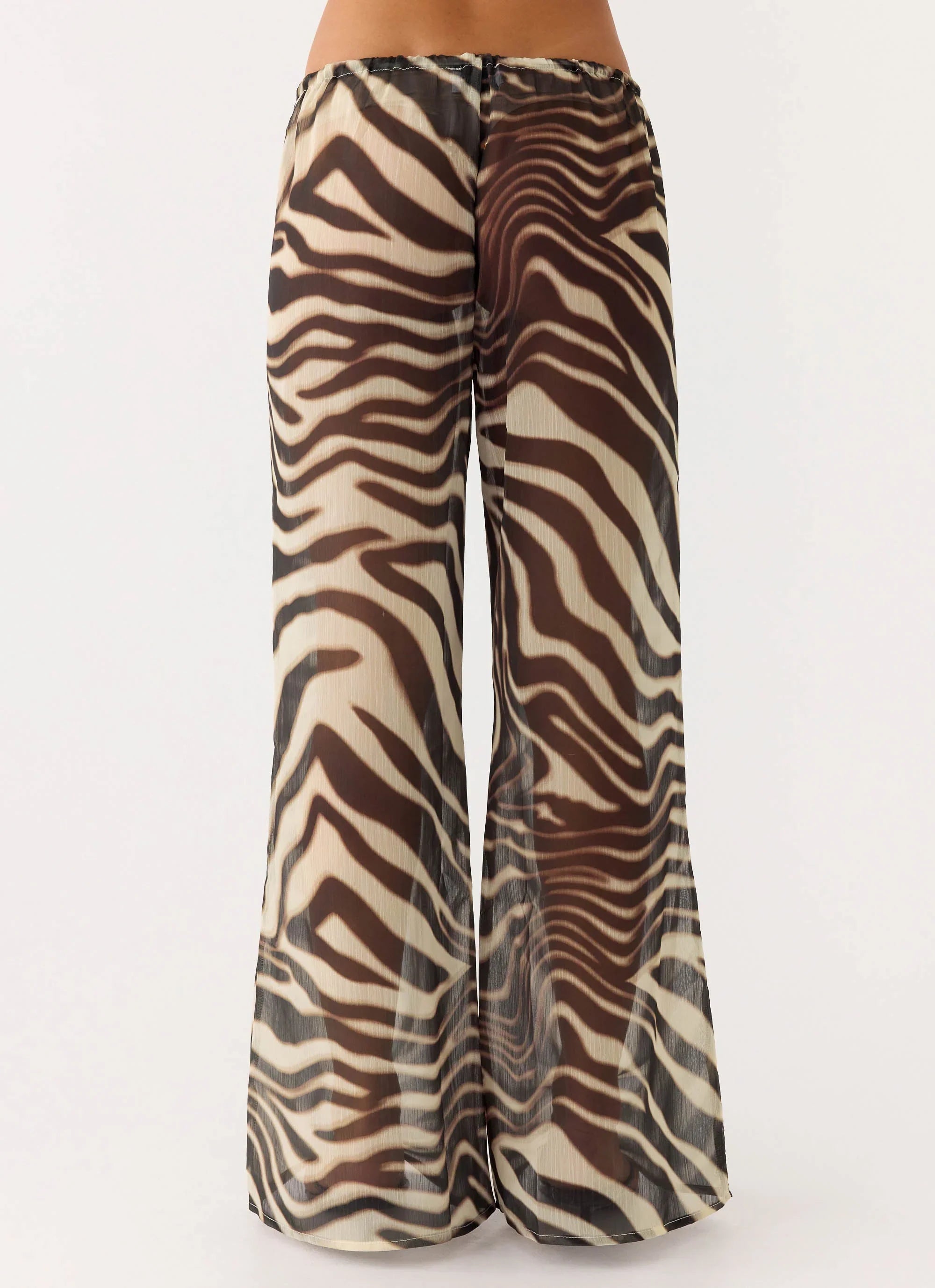 Jadia Flared Pants Zebra