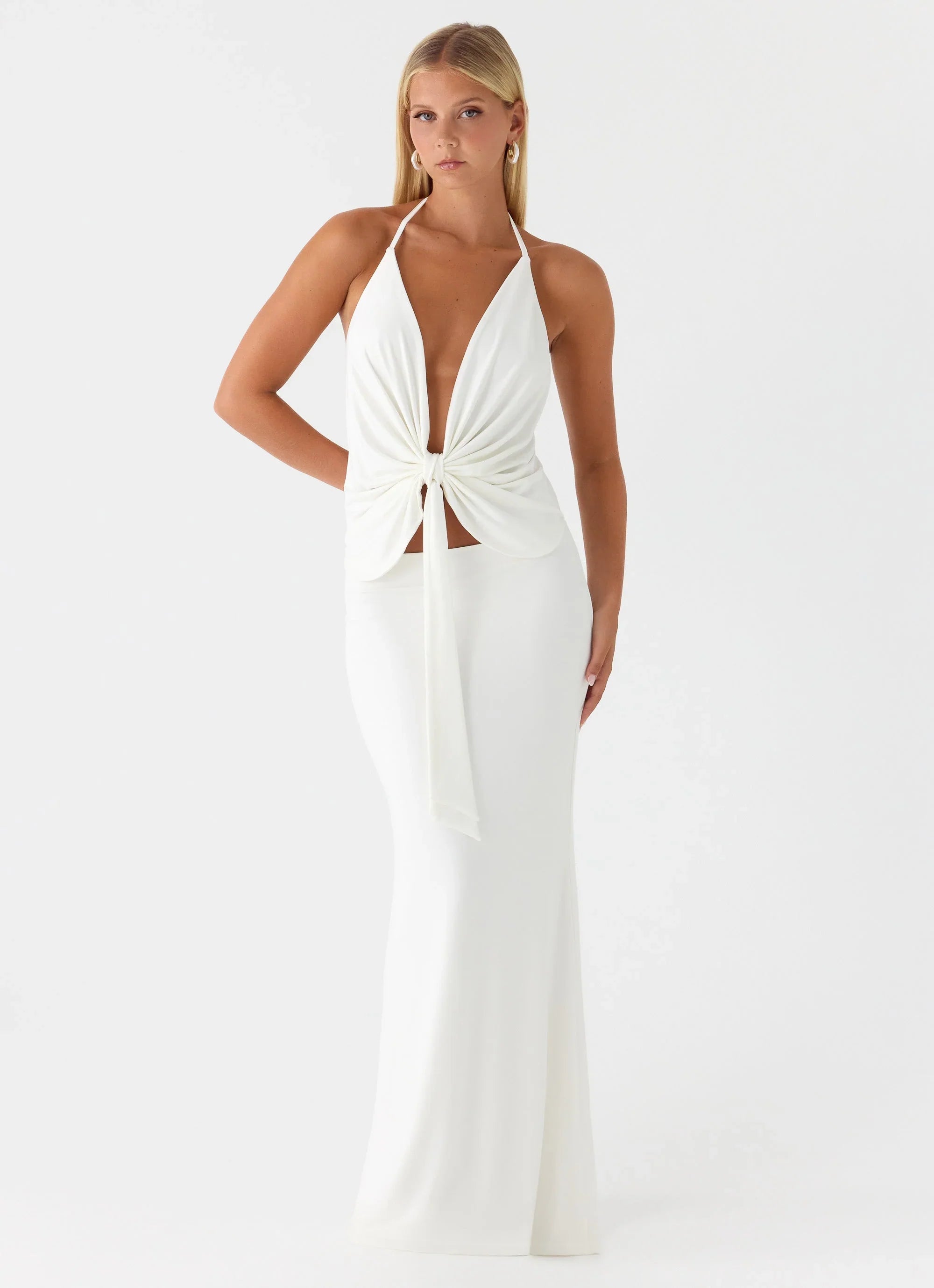 Undercover Maxi Dress White