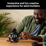LEGO Star Wars Darth Vader Bust Collectible Building Set for Adults Ages 18 Star Wars Gift for Men Women with Darth Vader Minifigure Bedroom or Shelf Decor 75439