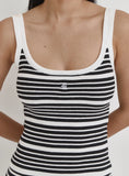 Multi Stripe Vest Top