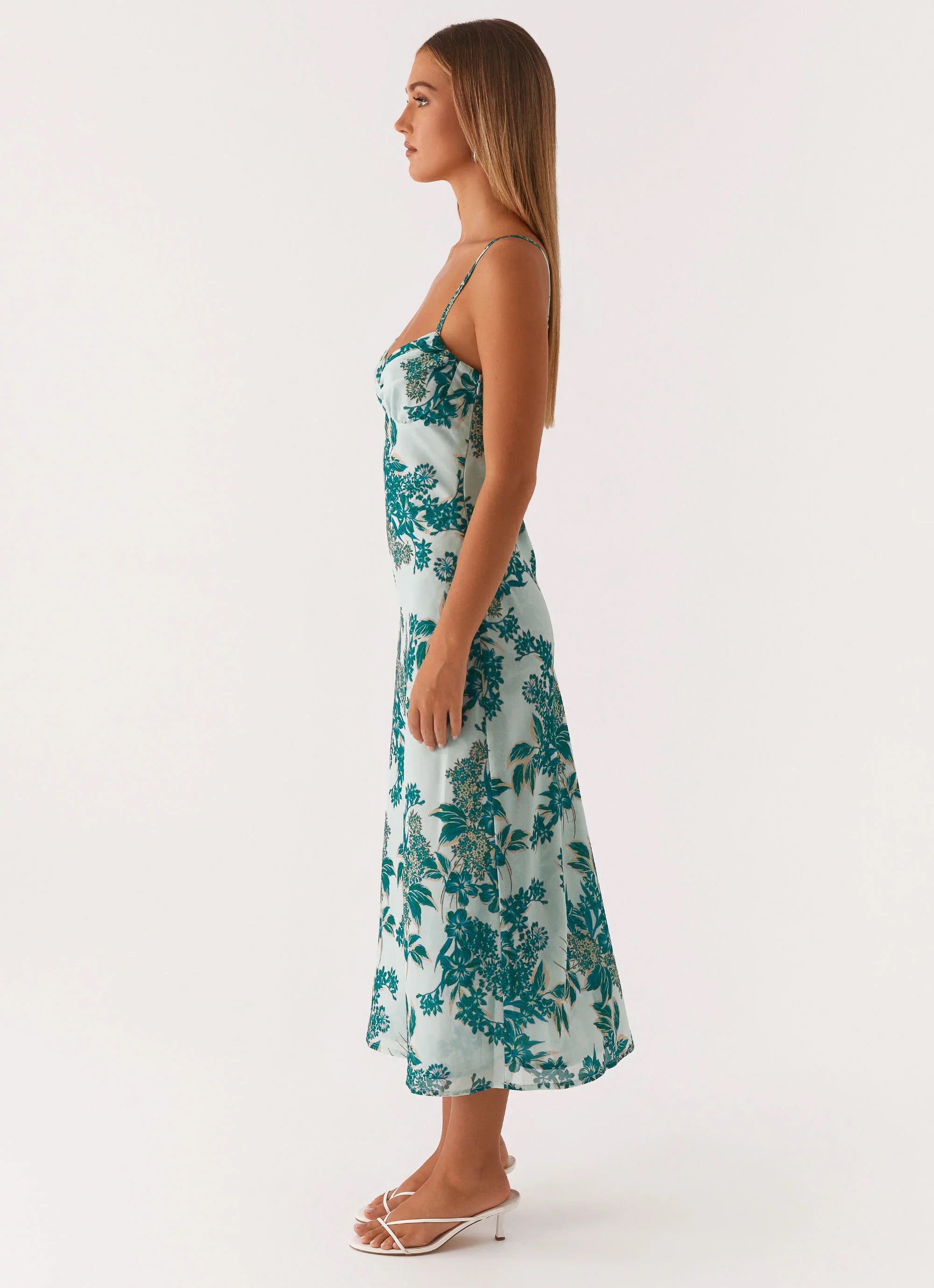 Love Song Midi Dress Cloud Nine Floral
