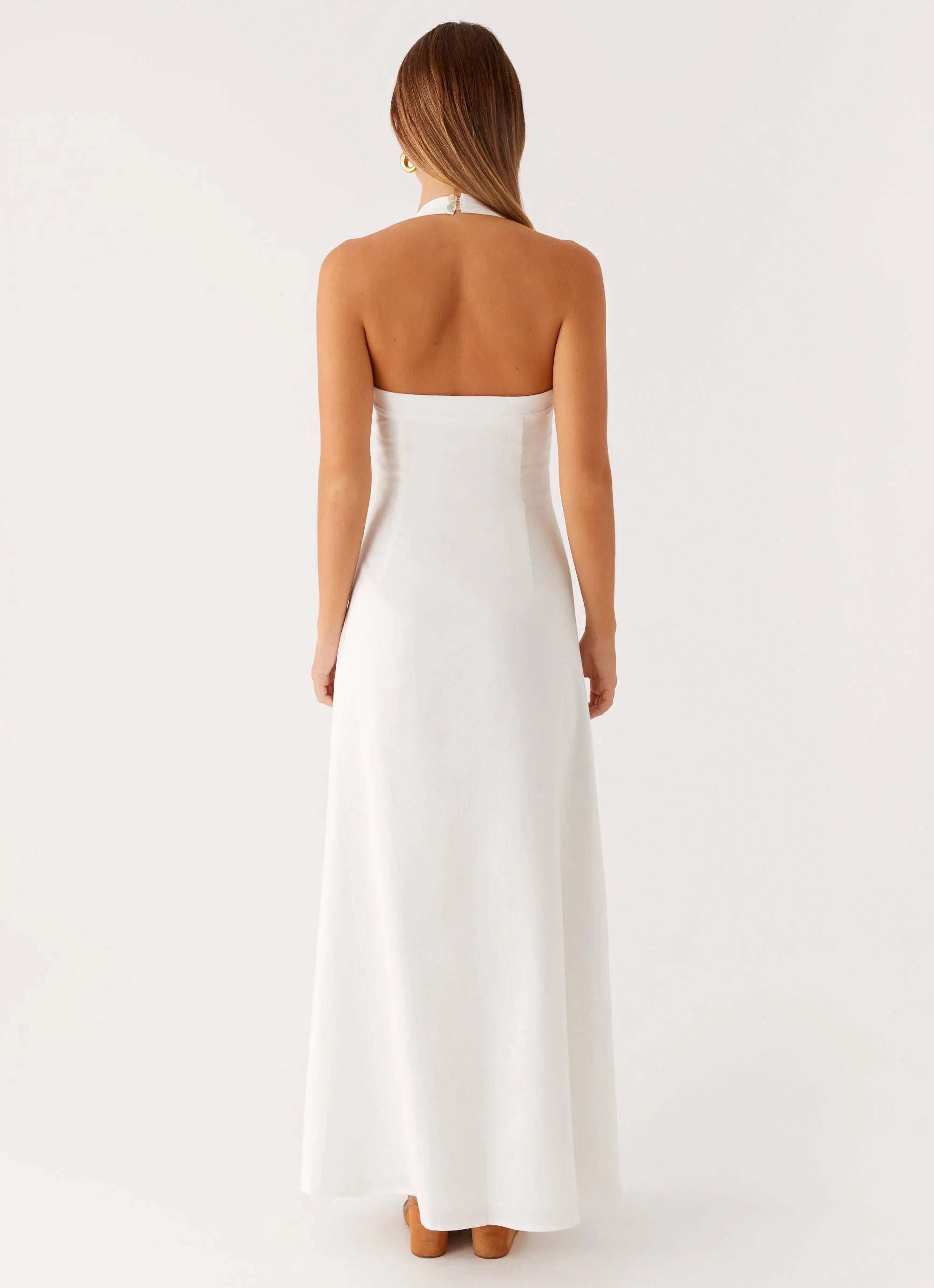 Jovanni Maxi Dress White
