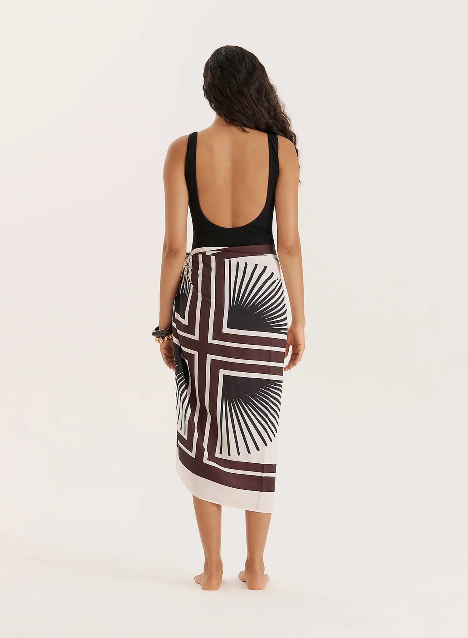 Abstract Print Sarong