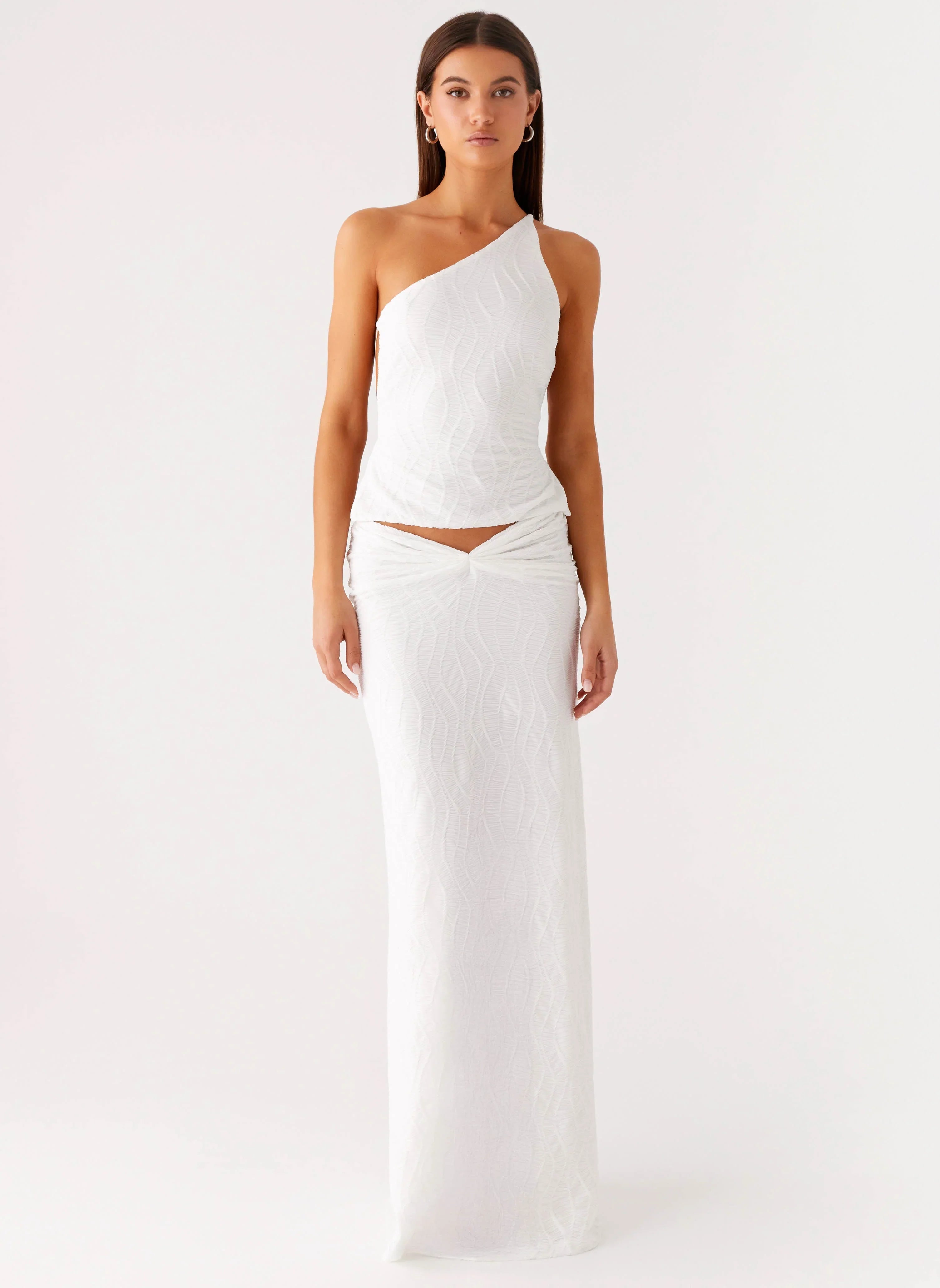 Briene Maxi Skirt White
