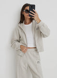 Grey Fourth Studio Cropped Zip Hoodie