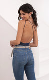 Sparkling Bodysuit in Sapphire